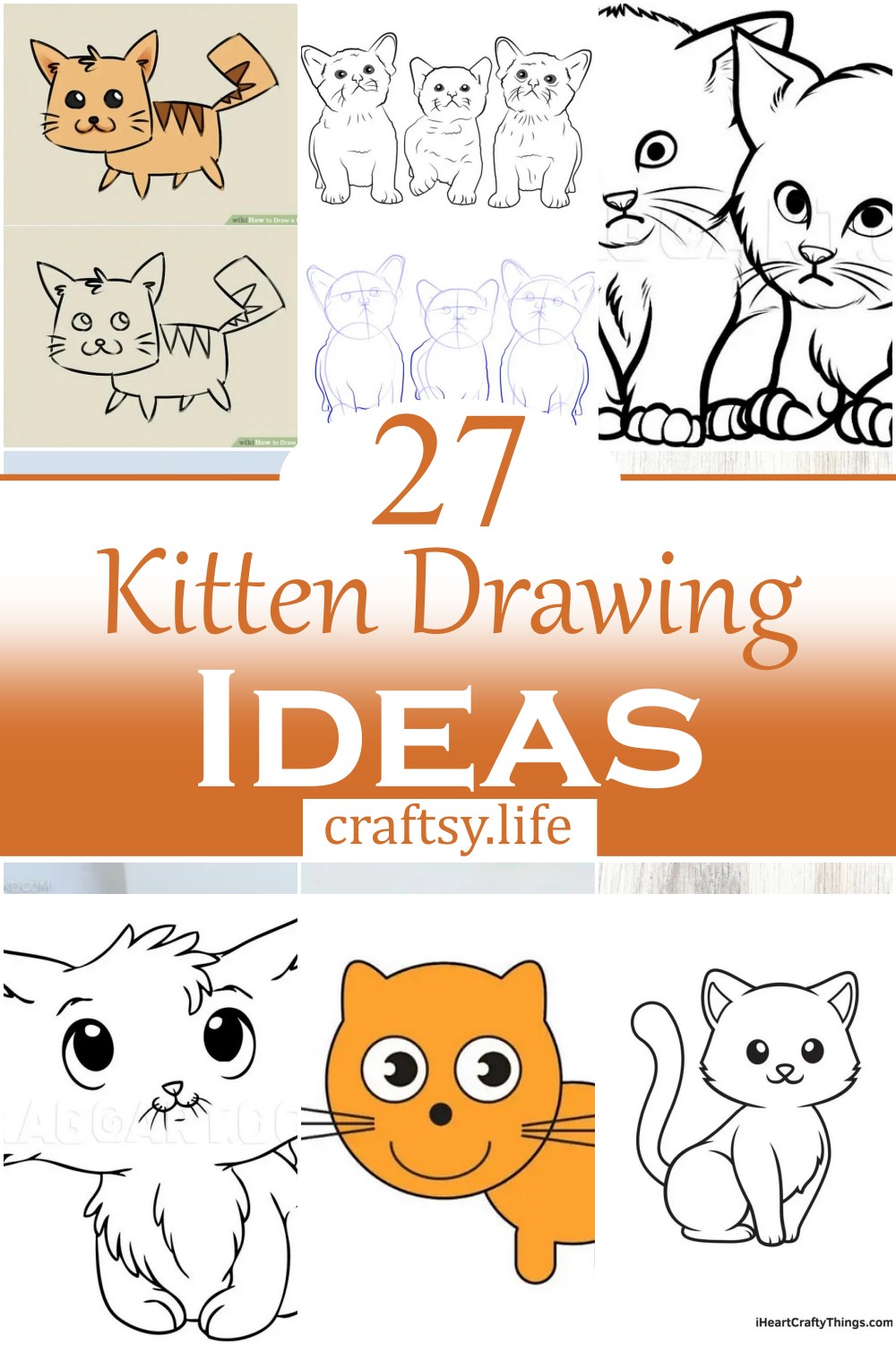 Kitten Drawing Ideas