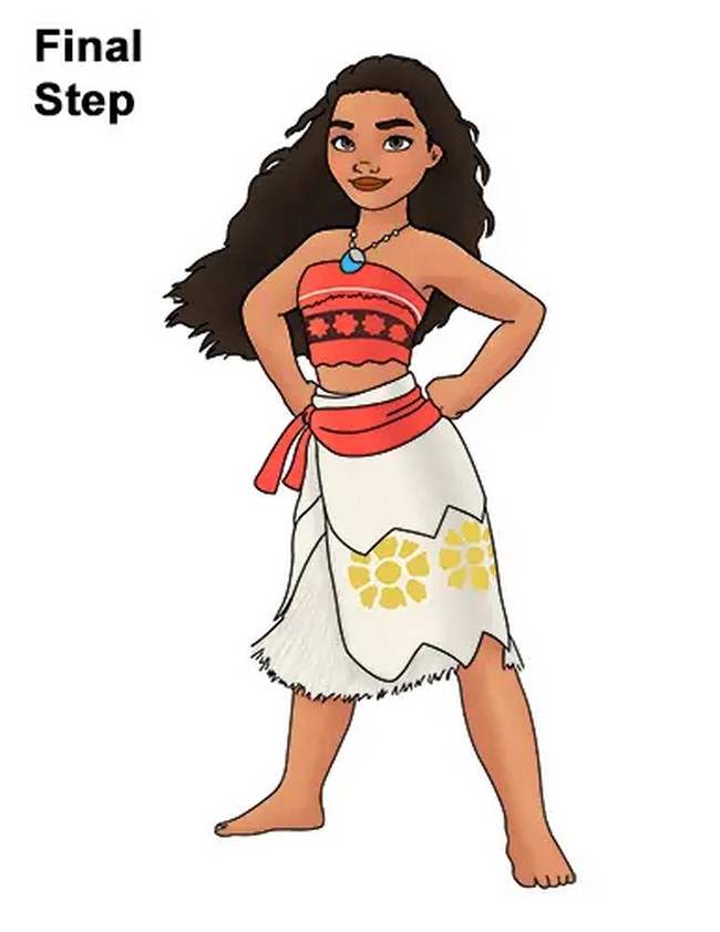 Moana Drawing Easy