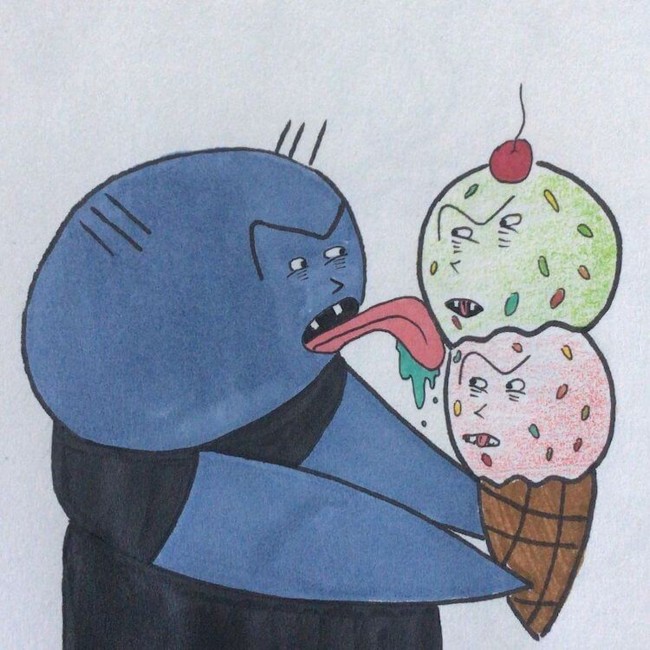 Eating Ice Cream