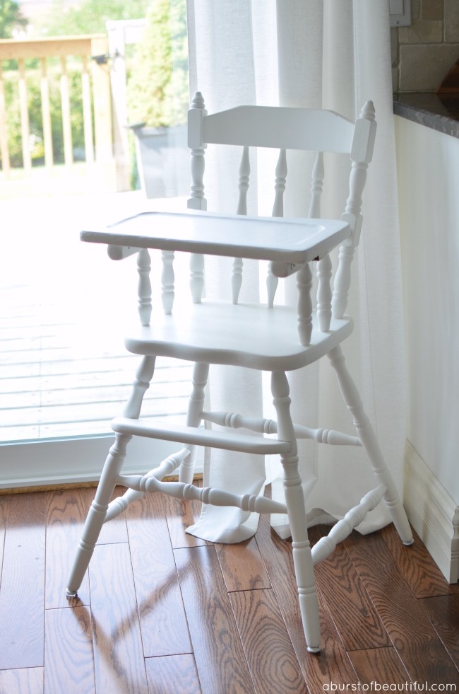 Painted Vintage Highchair