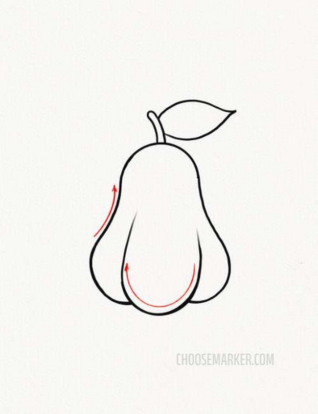 Drawing Pear