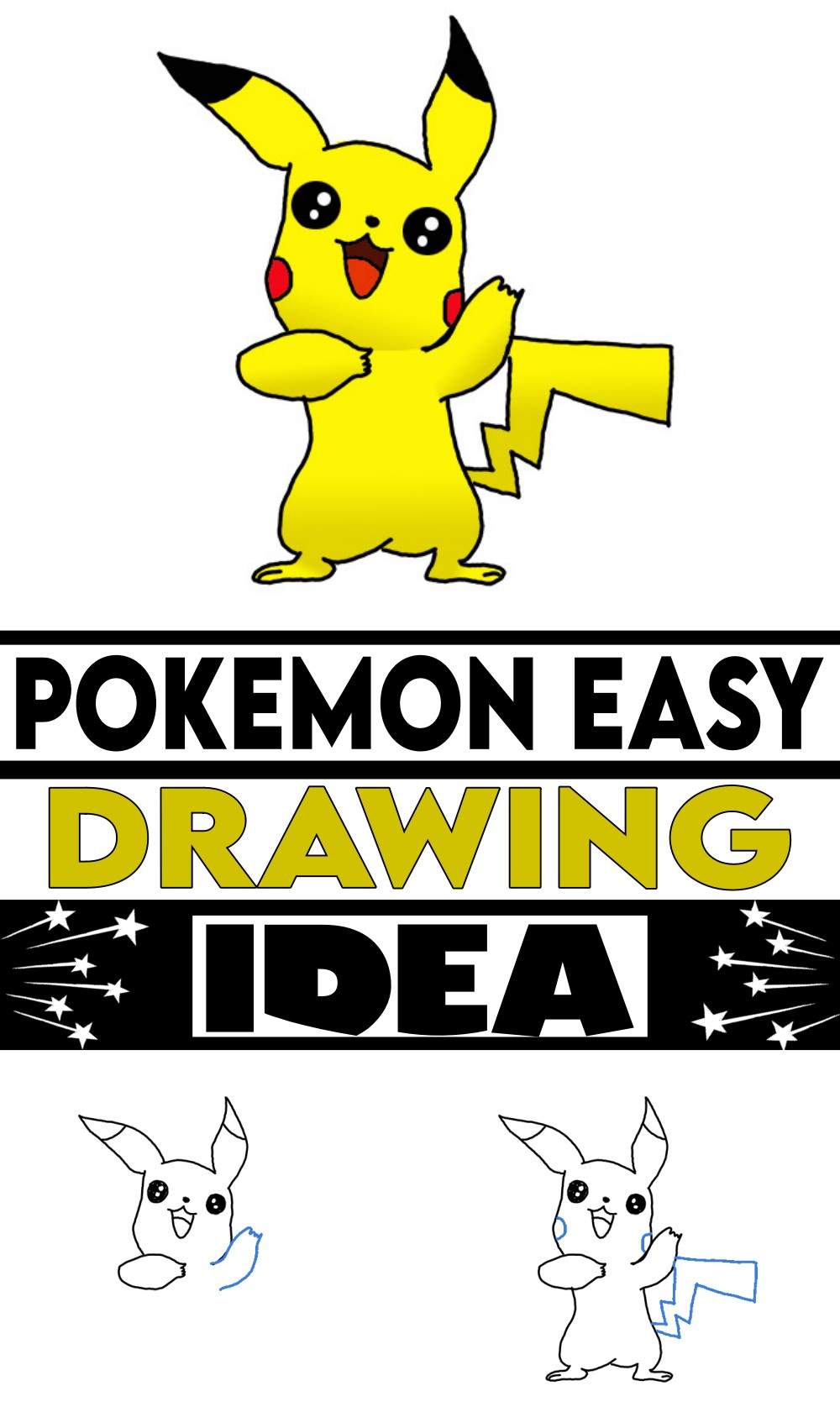 Pokemon Drawing Idea Easy