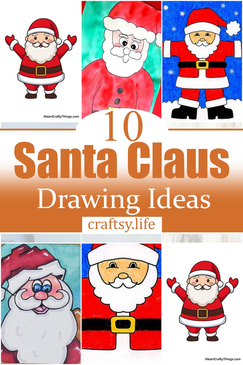 10 Santa Claus Drawing Ideas