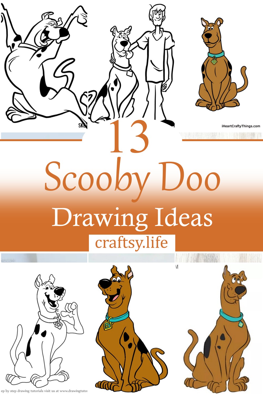 Scooby Doo Drawing Ideas