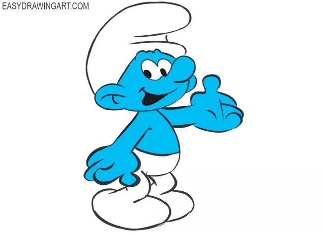  Smurf Drawing Lesson 