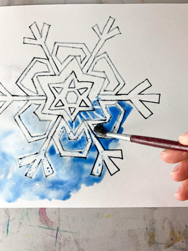 Snowflake Drawing Easy