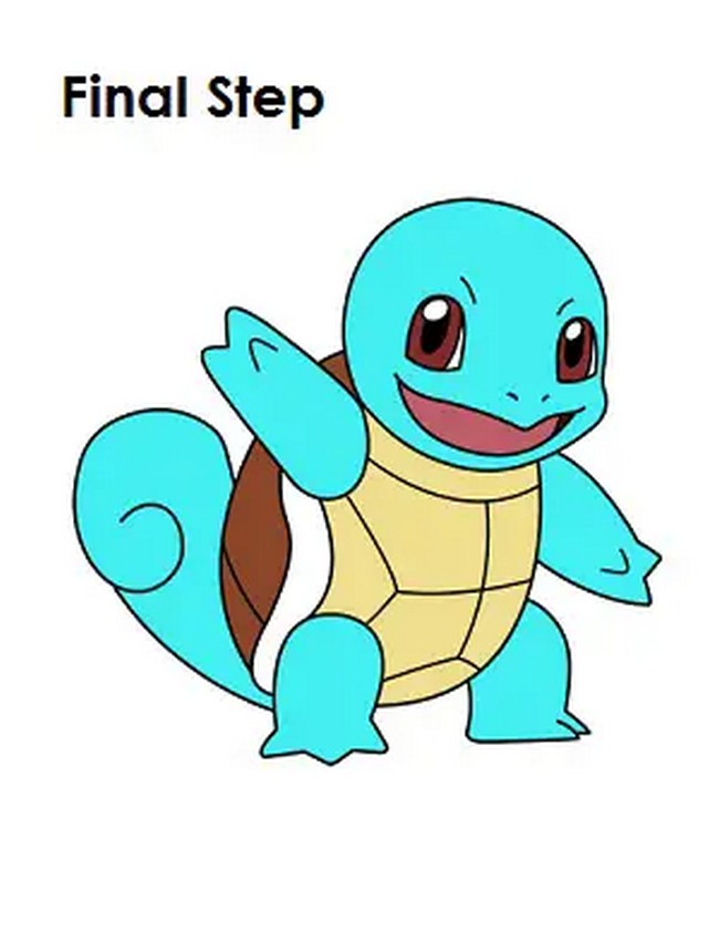  Squirtle Cartoon To Draw