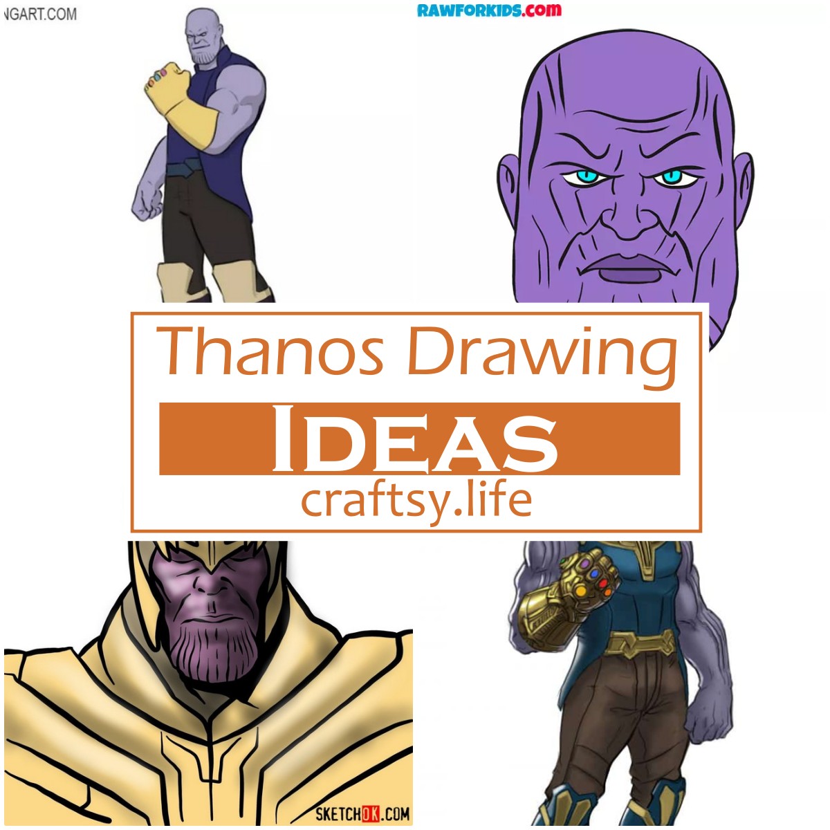 Thanos Drawing Ideas 1