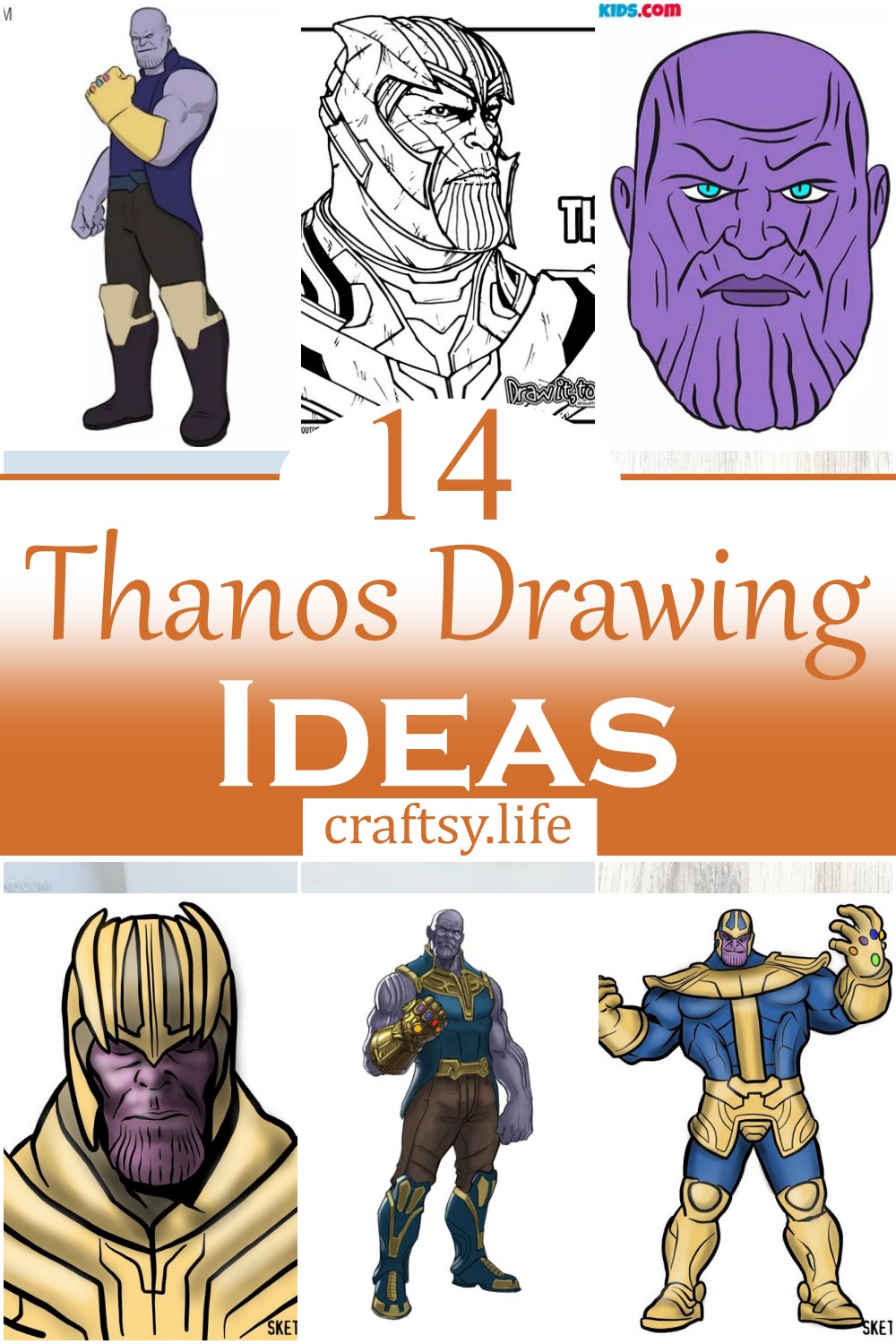 Thanos Drawing Ideas