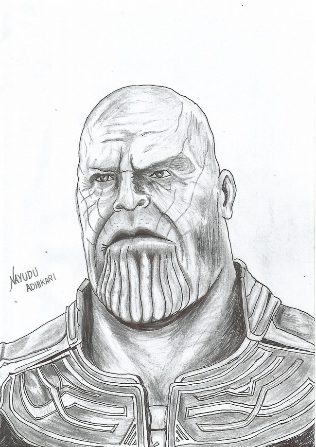 Thanos Drawing Photo