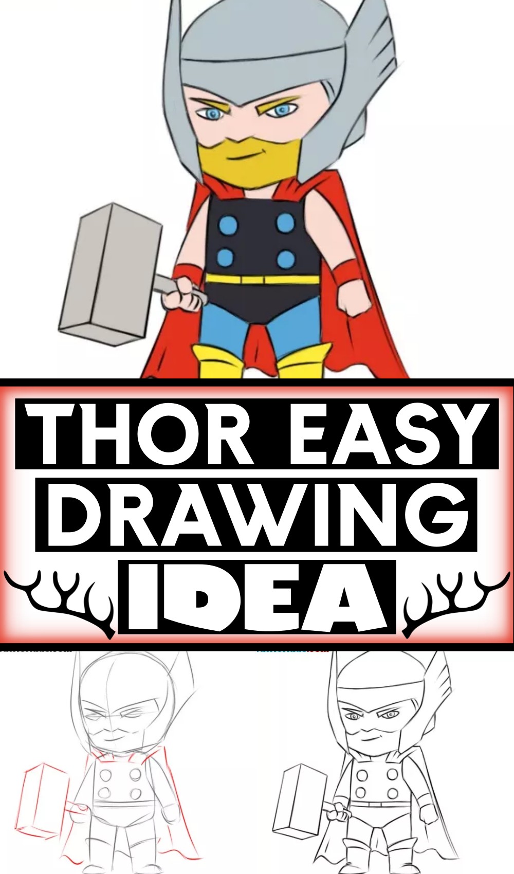 Thor Drawing Easy