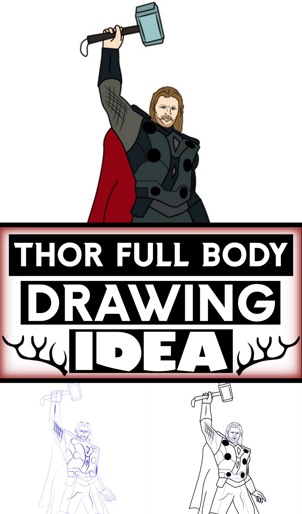 Thor Drawing Full Body