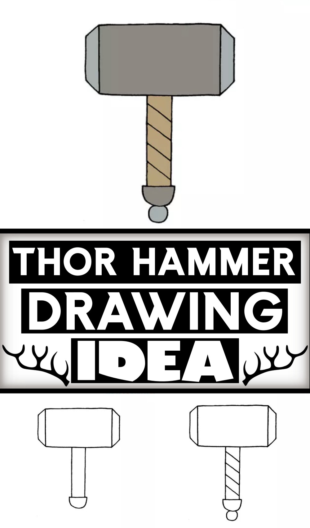 Thor Hammer Drawing
