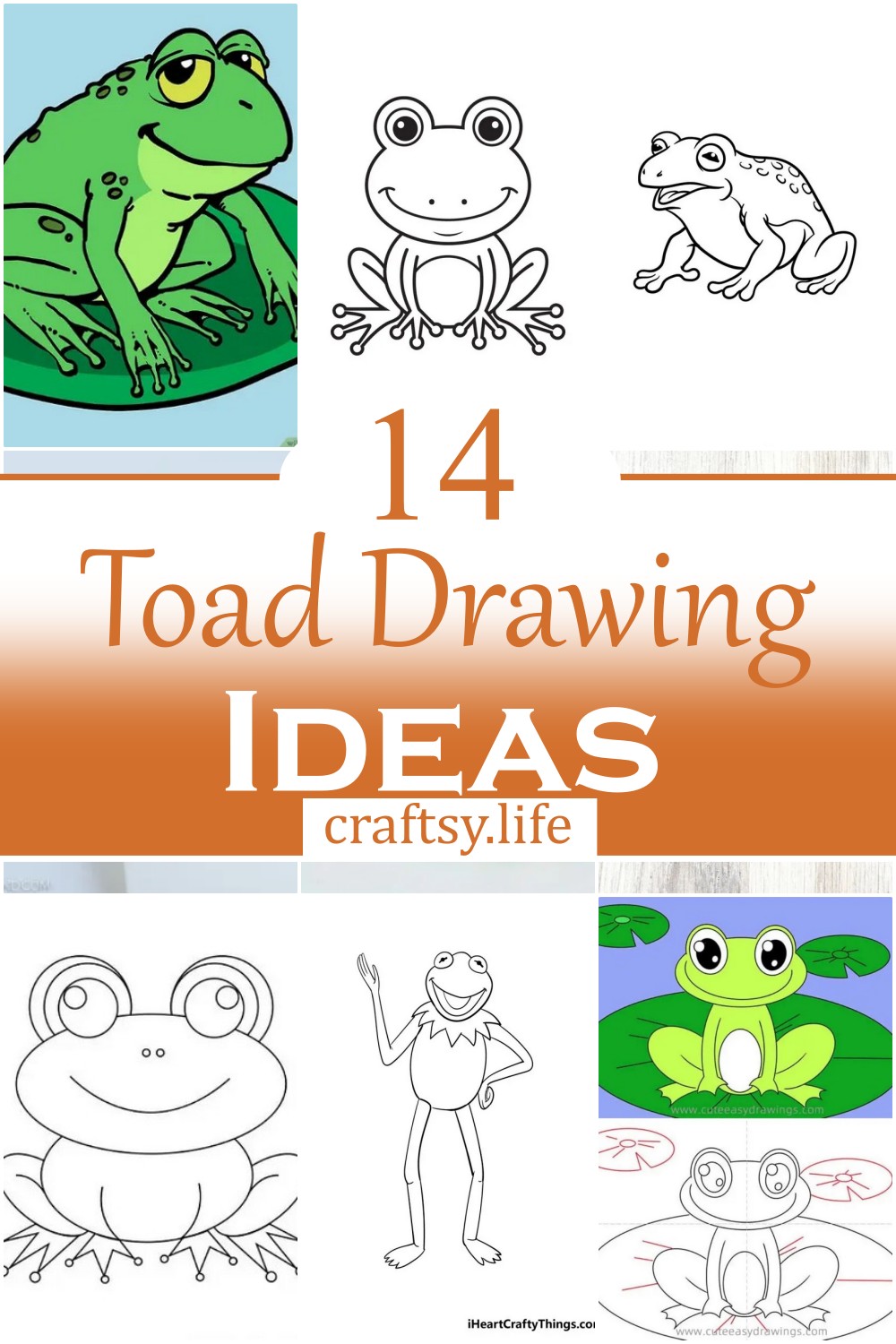 Toad Drawing Ideas