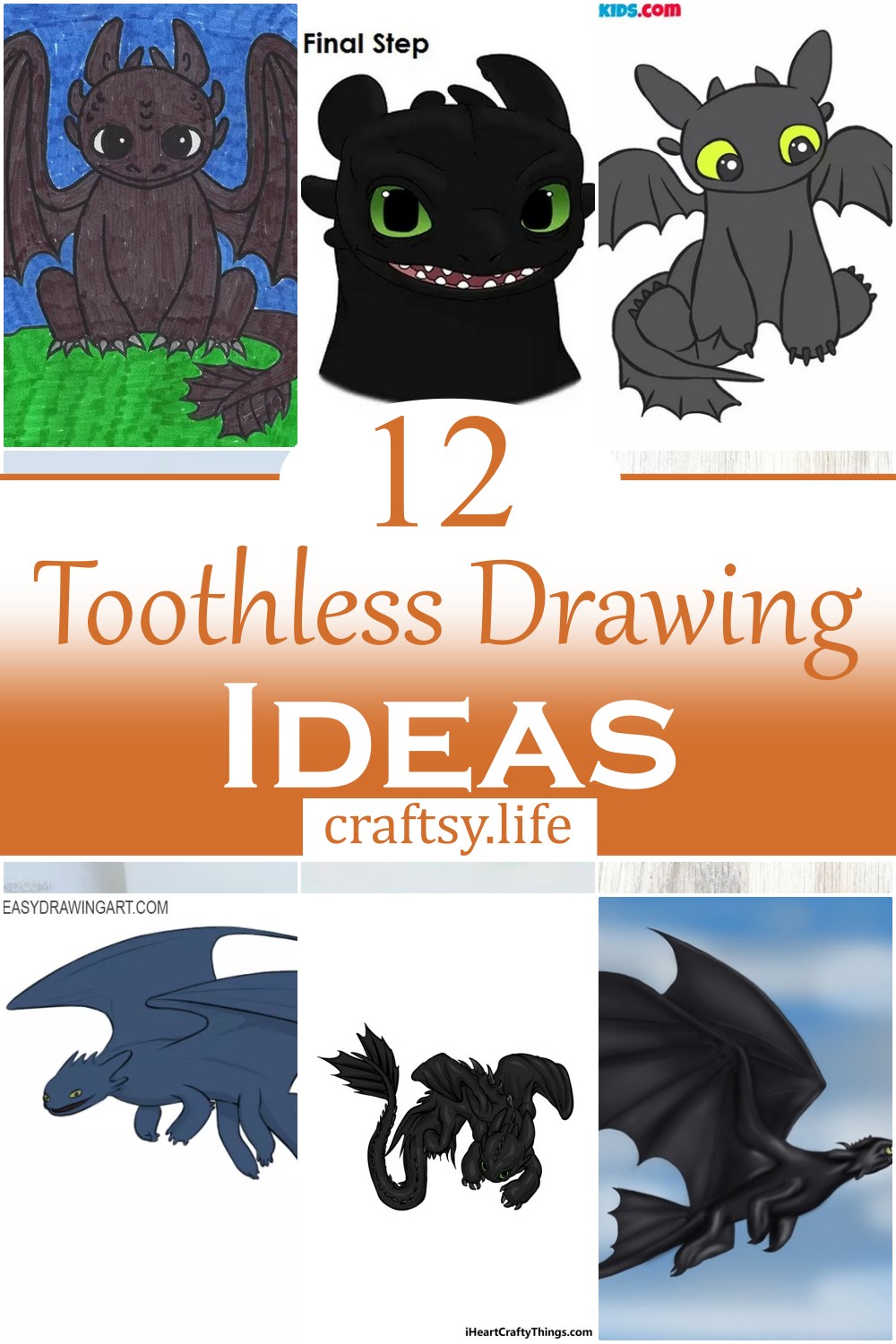 Toothless Drawing Ideas