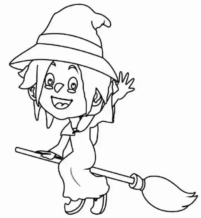 Witch Drawing