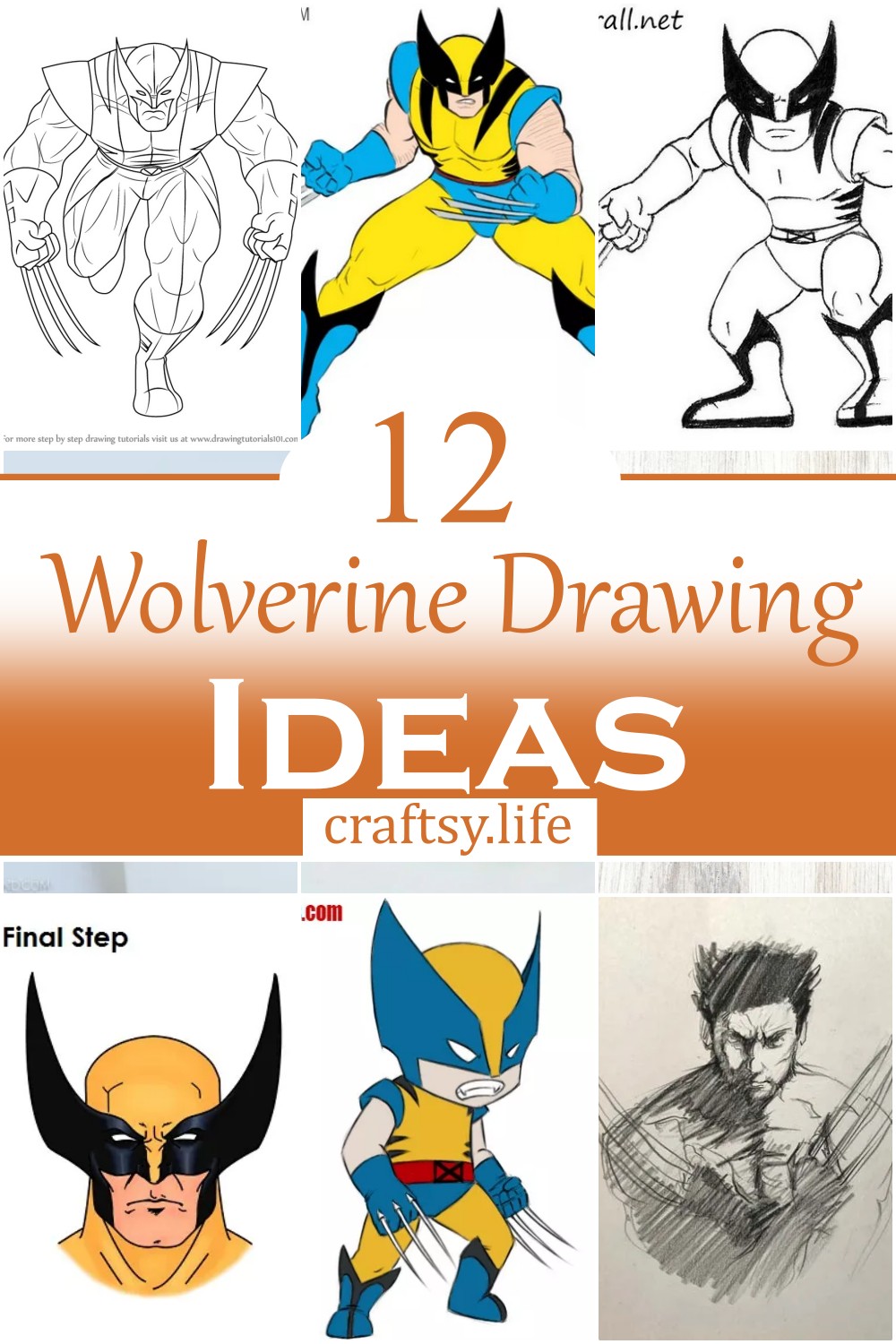 Wolverine Drawing Ideas