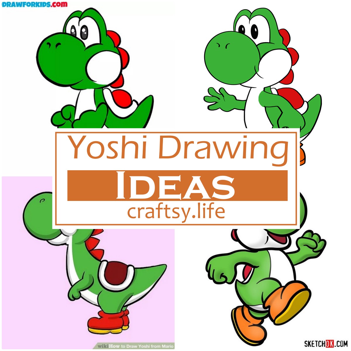 Yoshi Drawing Ideas 1