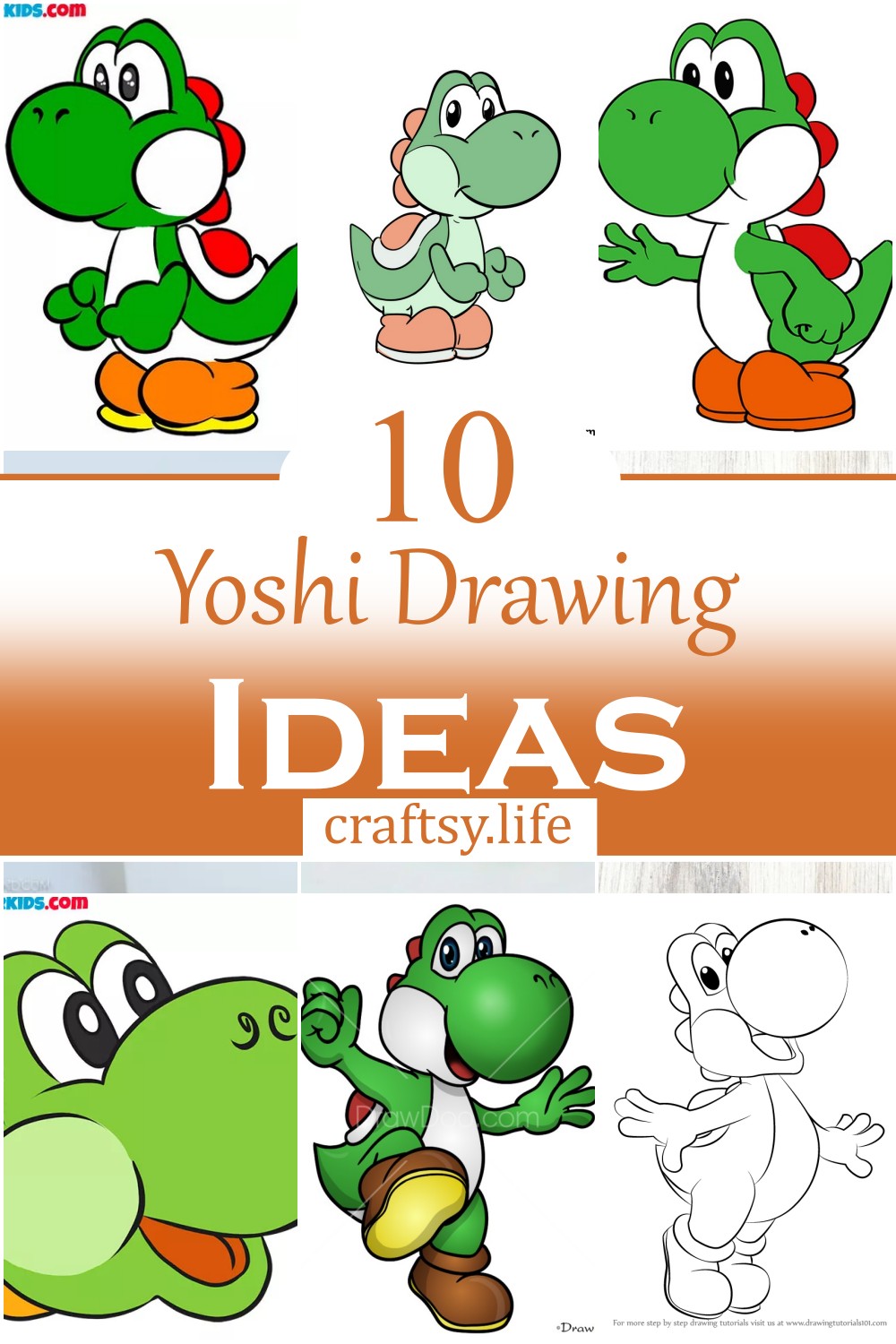 Yoshi Drawing Ideas