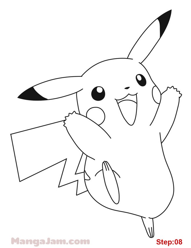  Draw Pikachu From Pokemon
