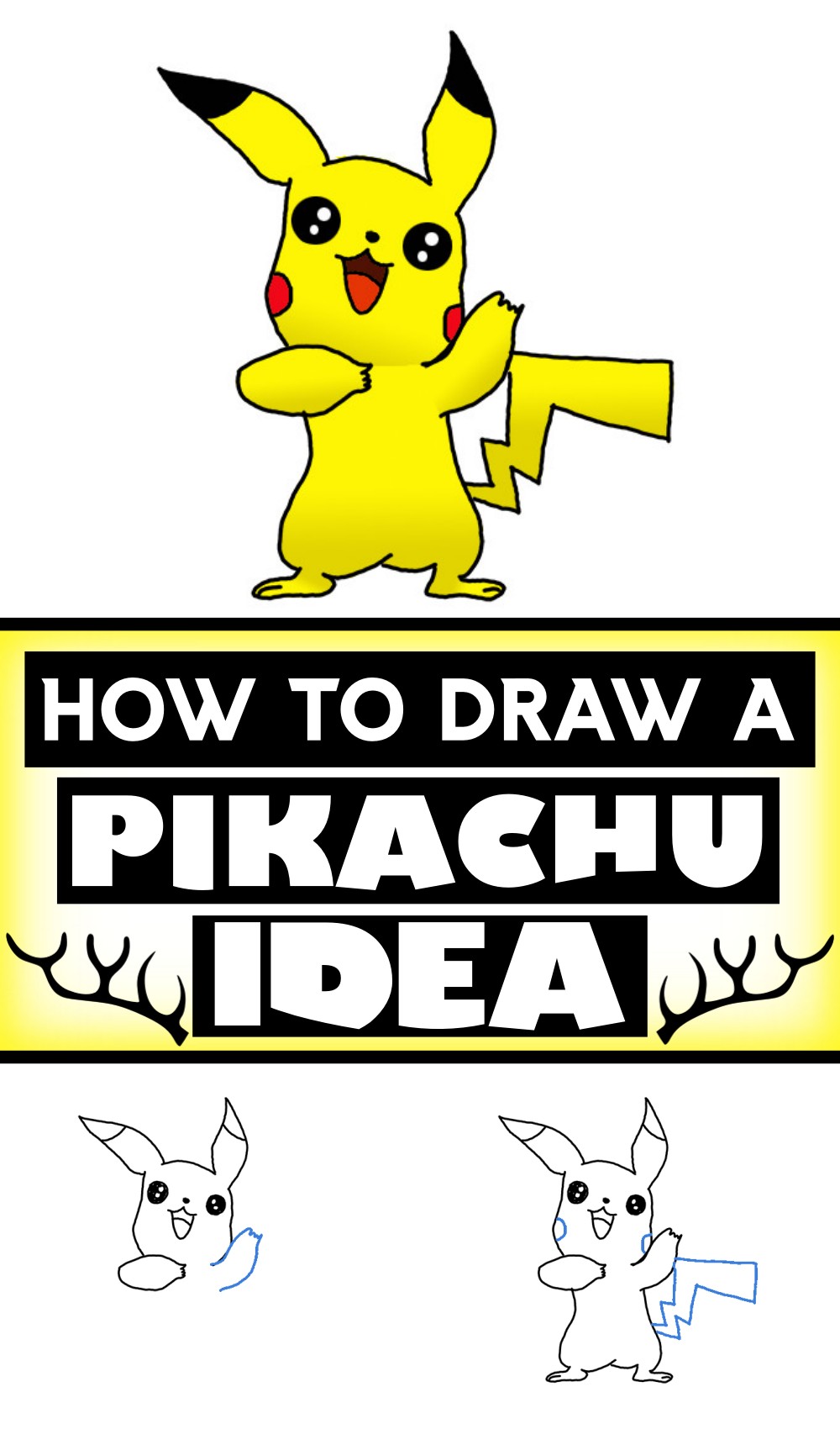 How To Draw A Pikachu