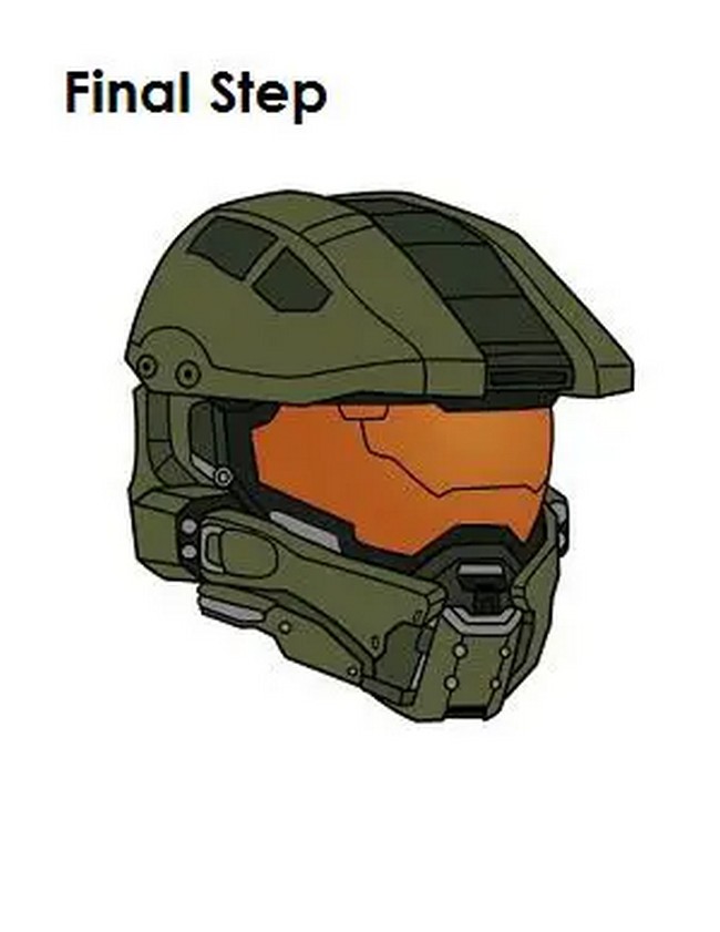 How To Draw Master Chief 1