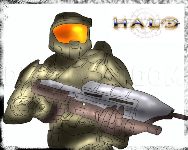 How To Draw Master Chief 2