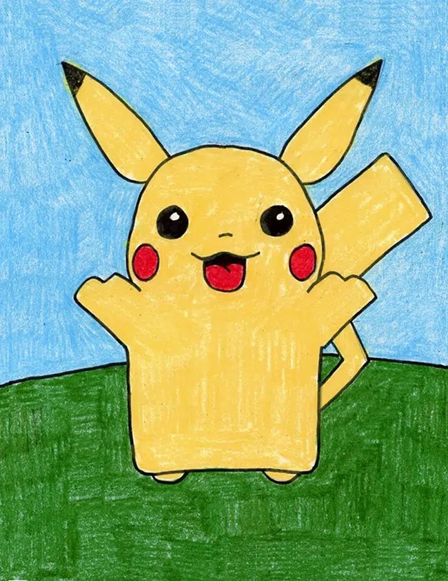  How To Draw Pikachu Tutorial