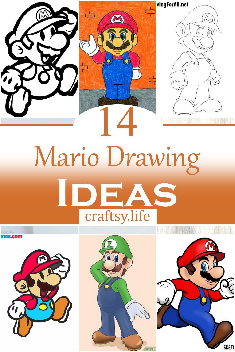 Mario Drawing Ideas