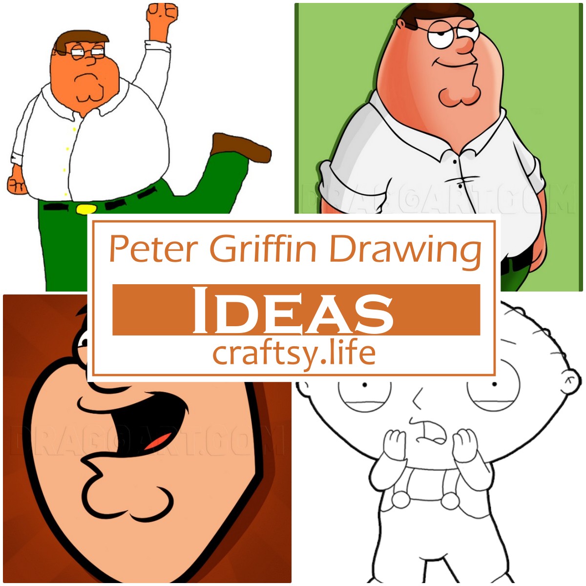 Peter Griffin Drawing Ideas 1