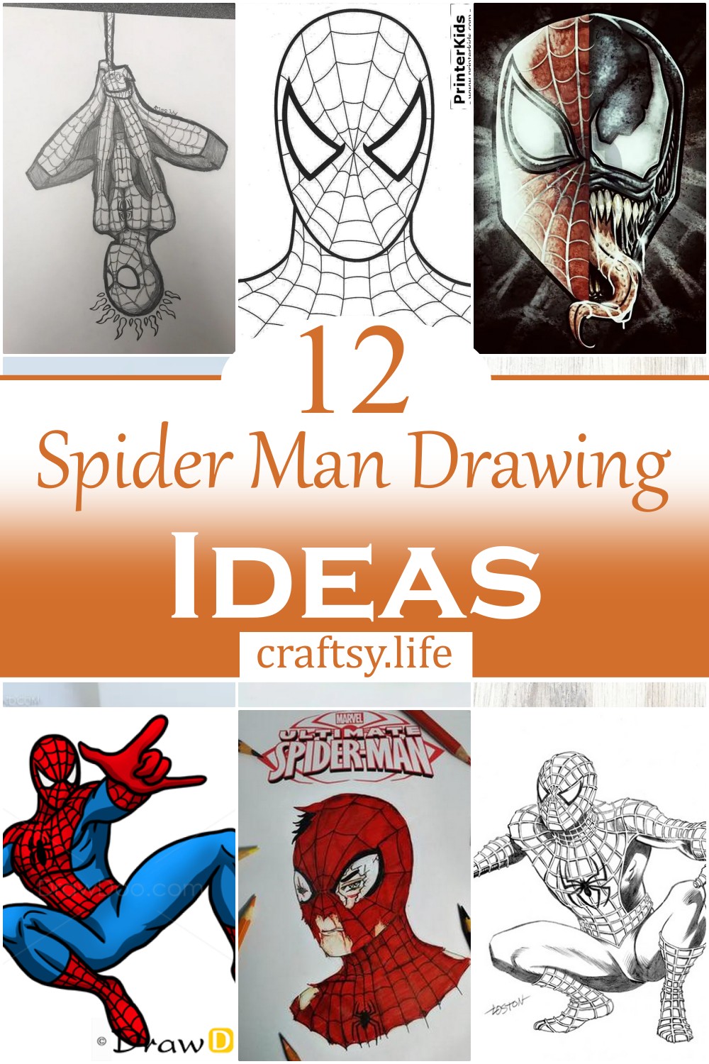 Spider Man Drawing Ideas