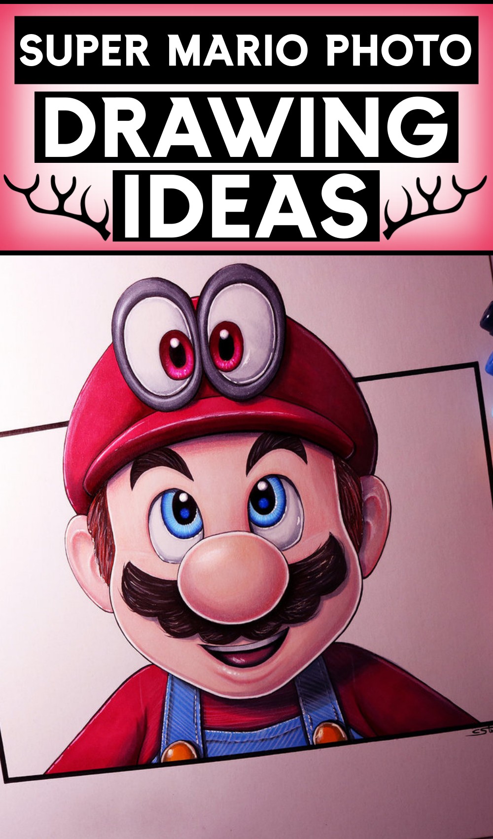Super Mario Drawing Photo