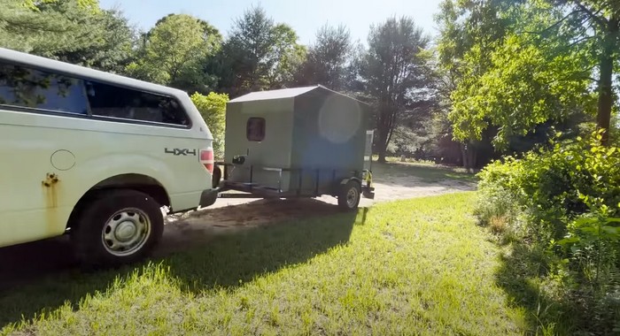 Utility Trailer Tiny House Camping
