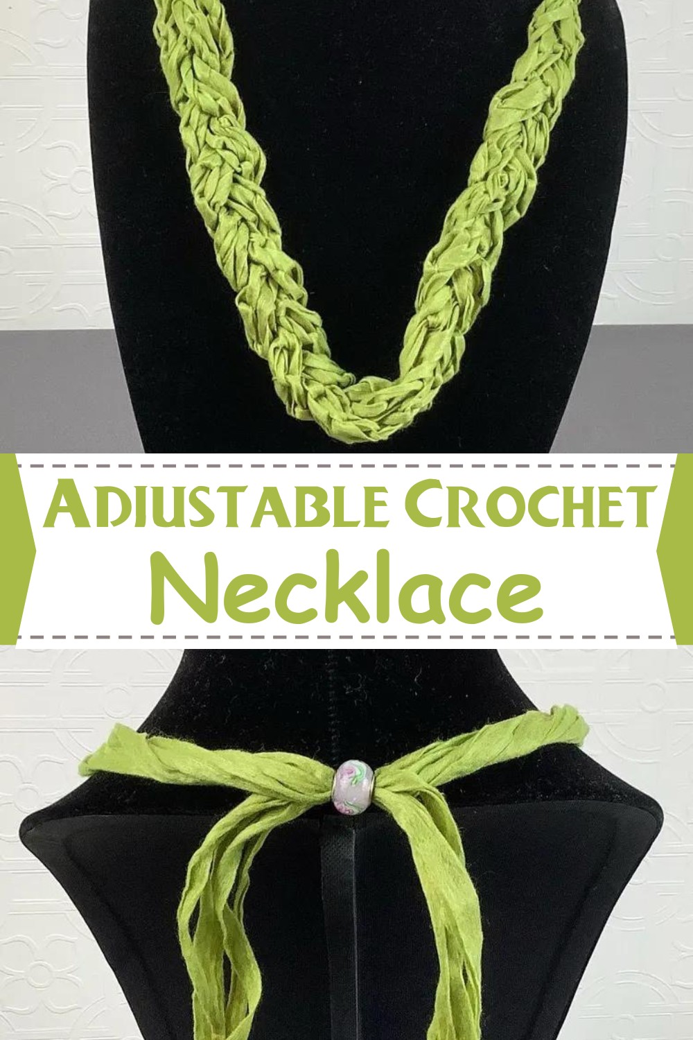 Adjustable Crochet Necklace