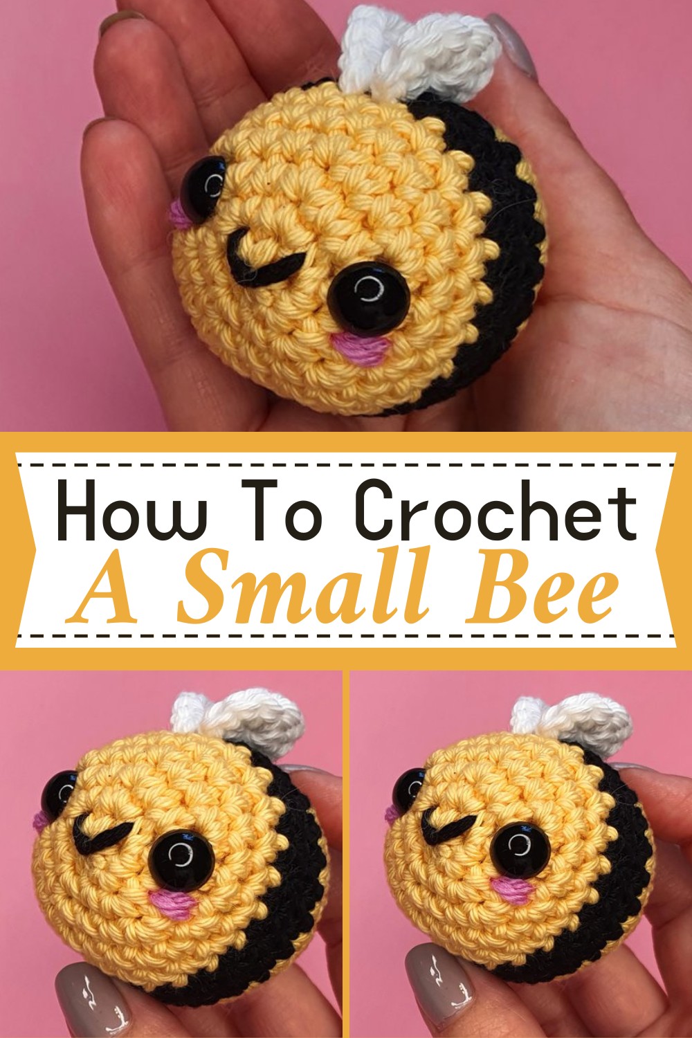 How To Crochet A Small Bee