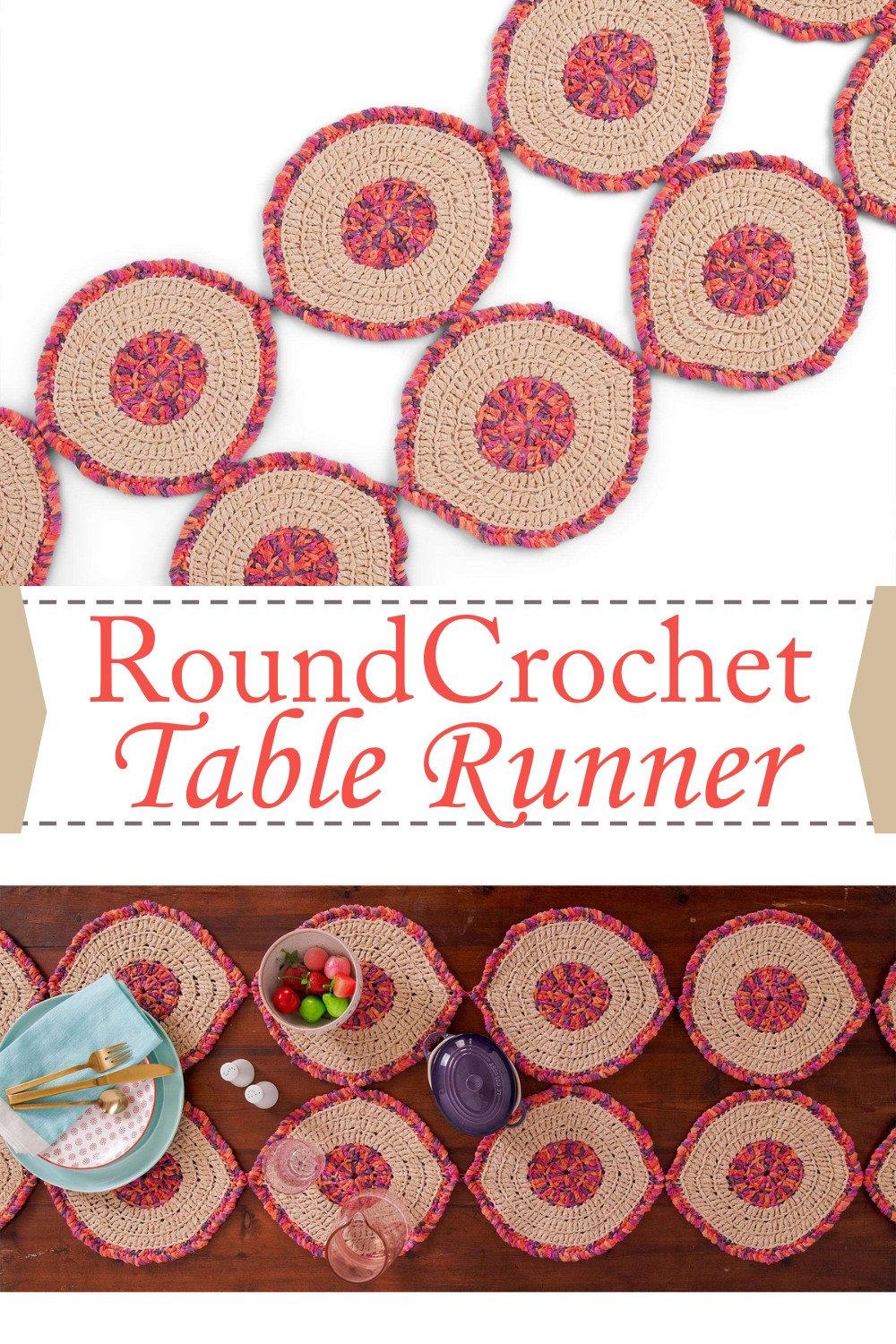 Round Crochet Table Runner Pattern