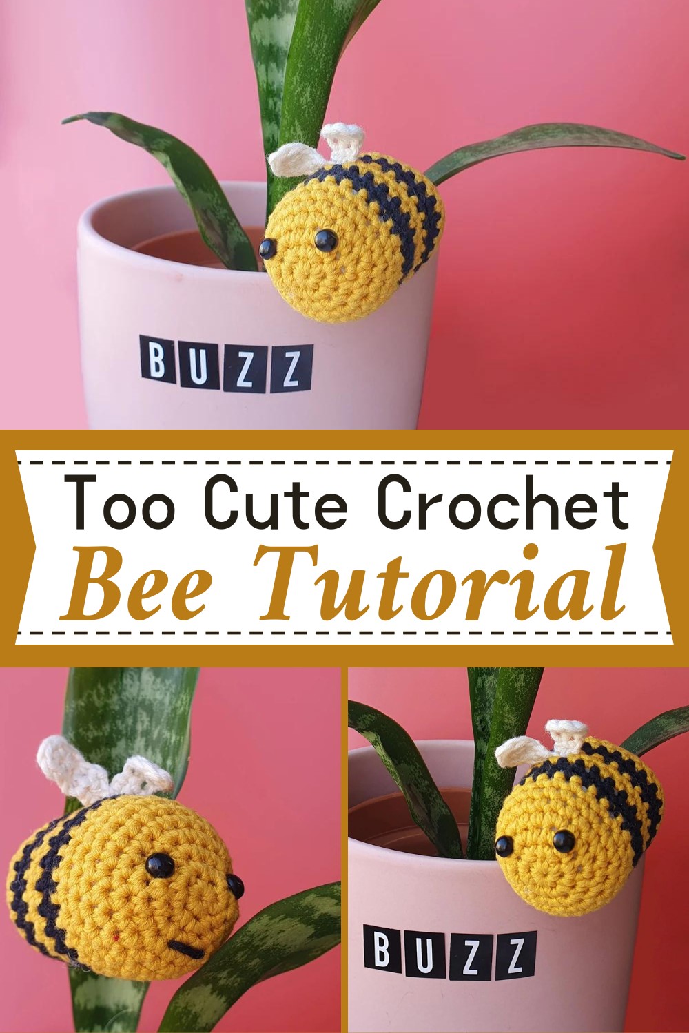 Too Cute Crochet Bee Tutorial
