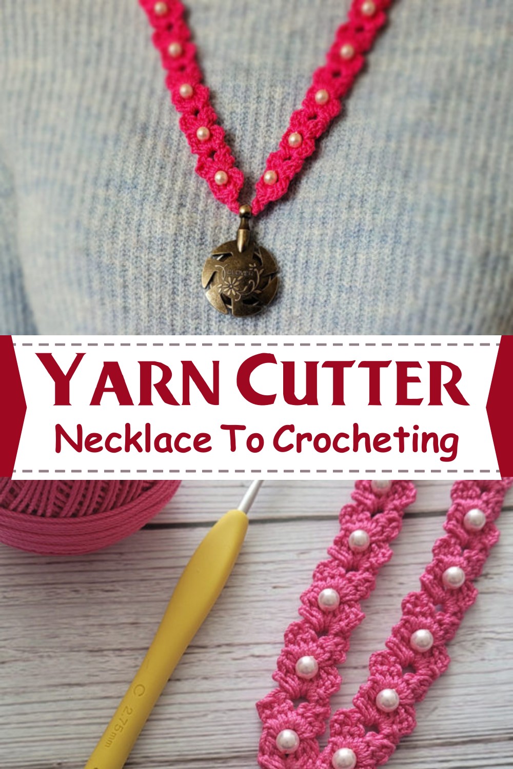 Yarn Cutter Necklace To Crocheting