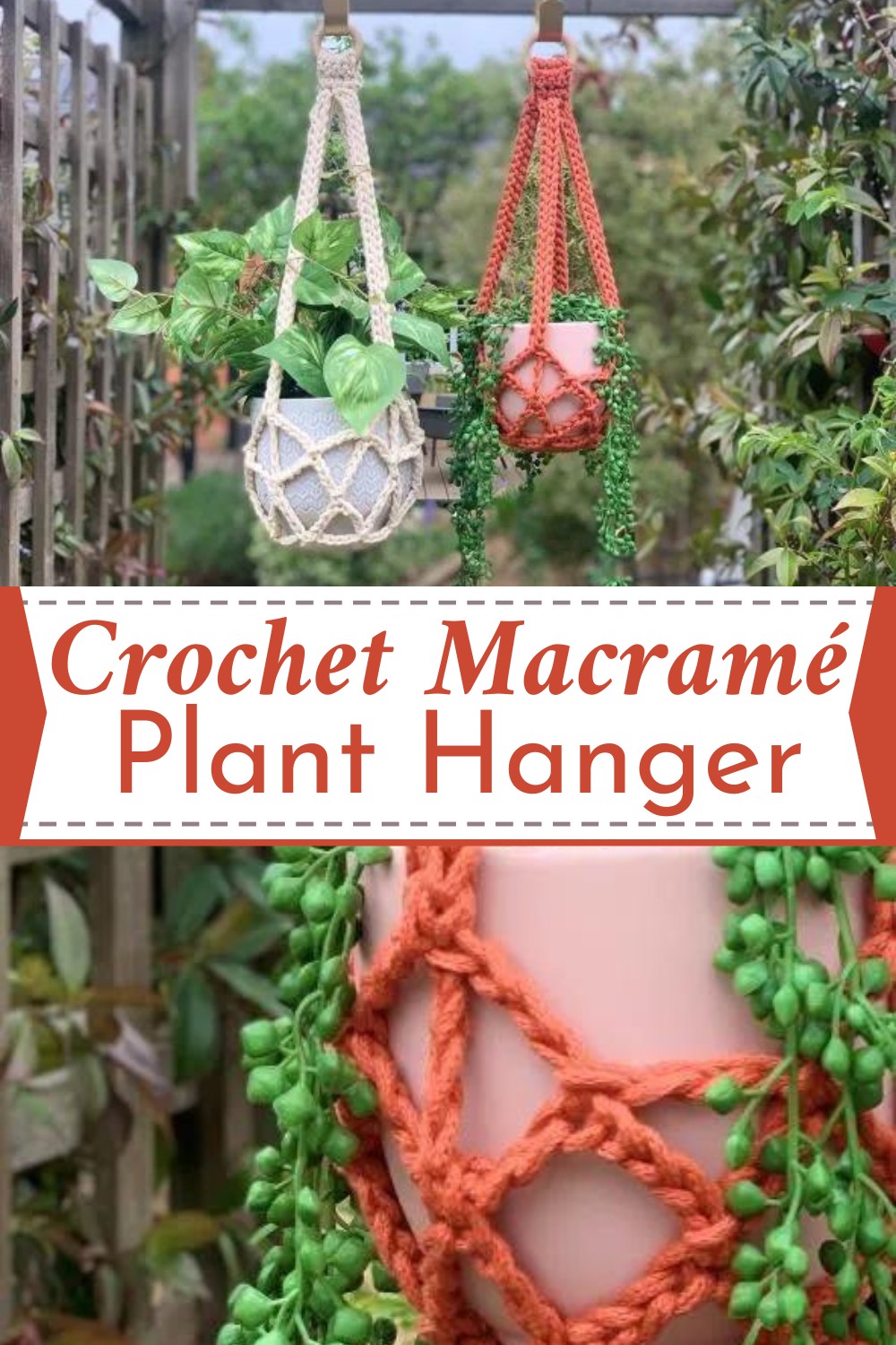 Crochet Macramé Plant Hanger
