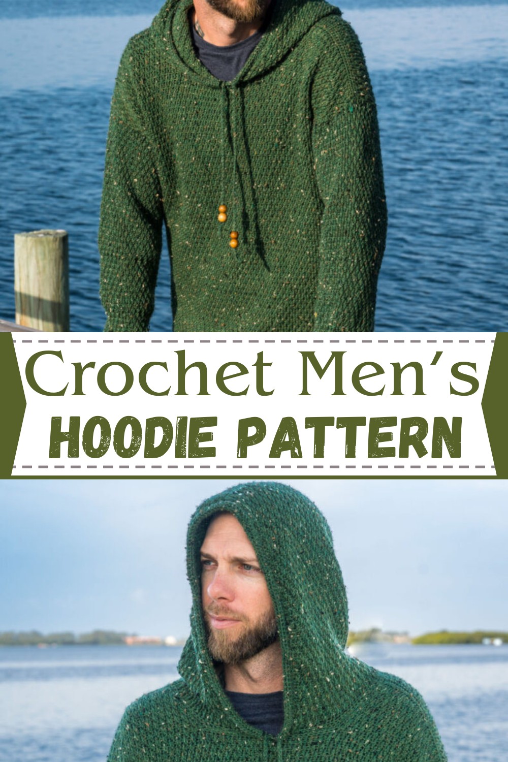Crochet Men’s Hoodie Pattern
