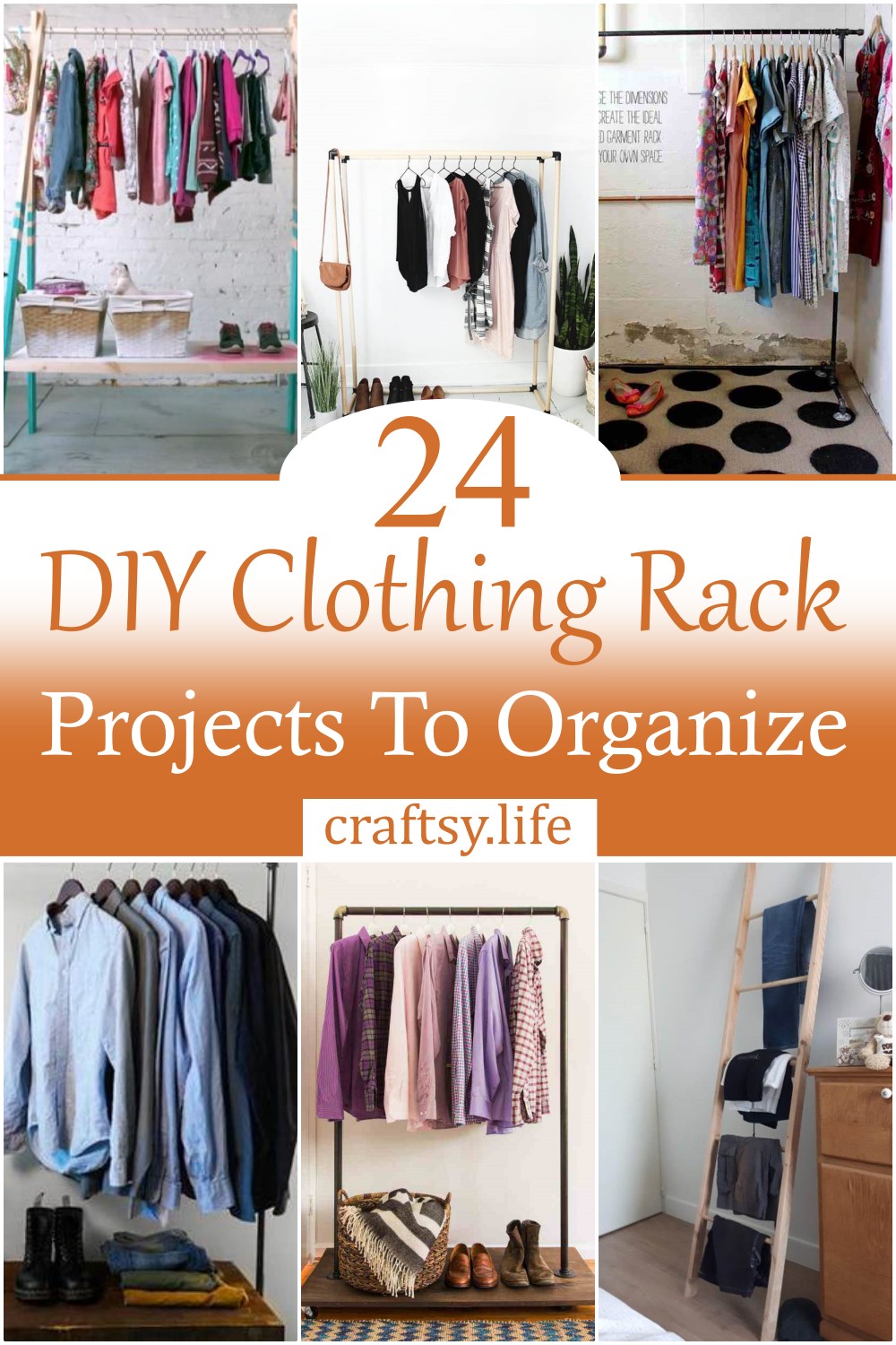 DIY Clothing Rack Projects 2