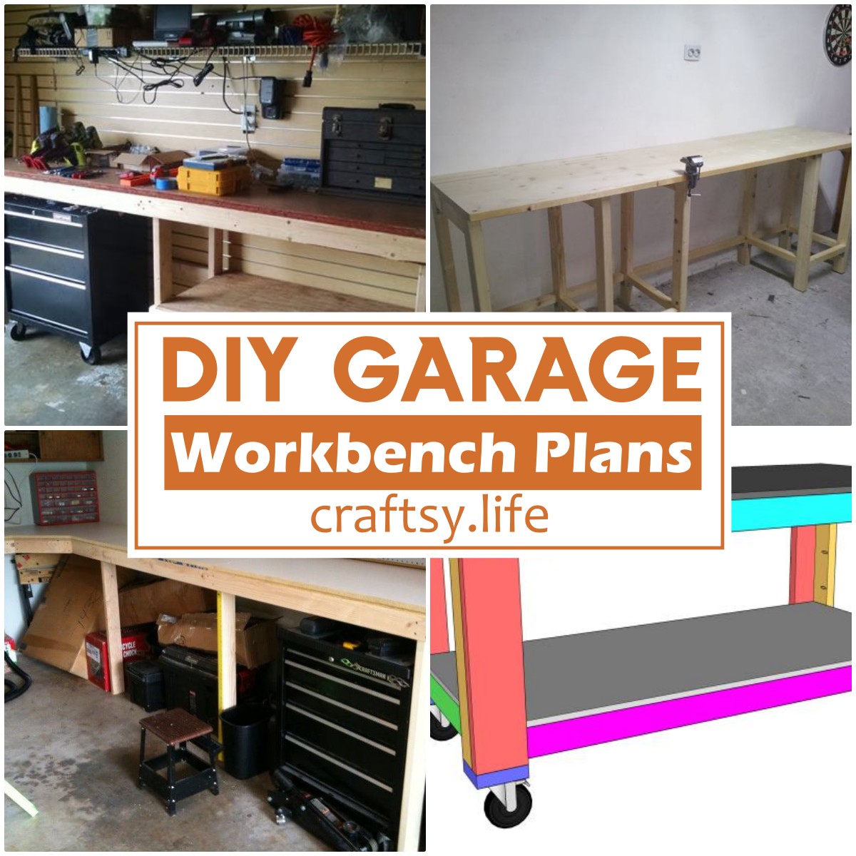 DIY Garage Workbench Plans