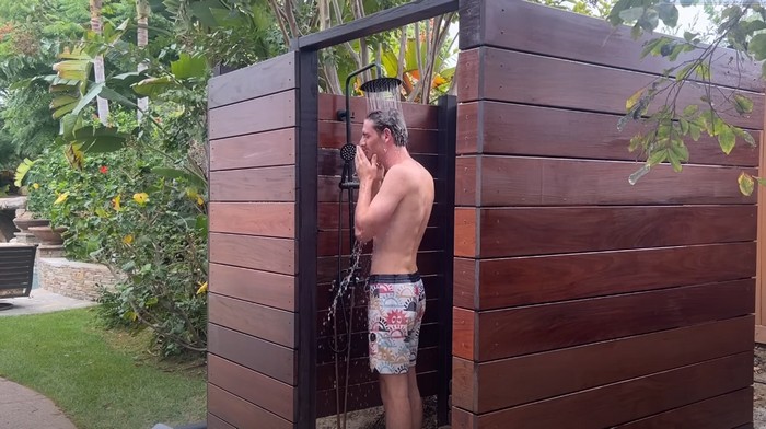 DIY Outdoor Shower