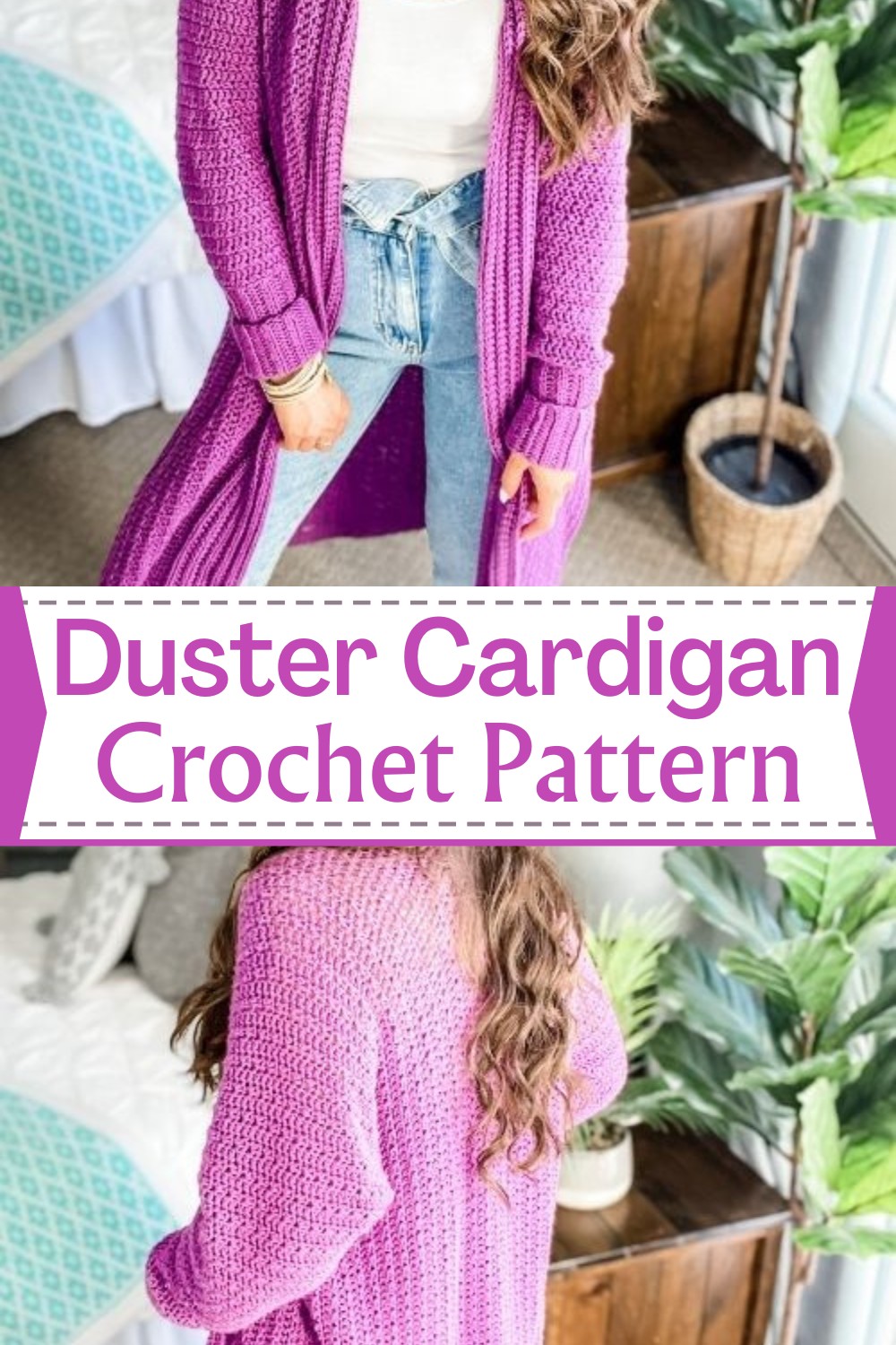 Duster Cardigan Crochet Pattern