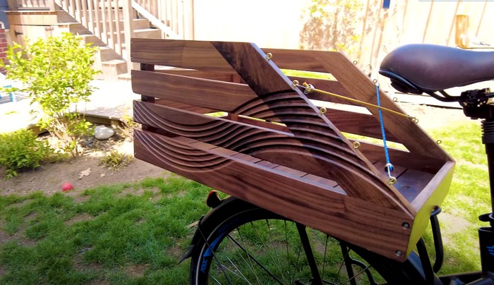 How To Make An Awesome Wooden Bike Basket