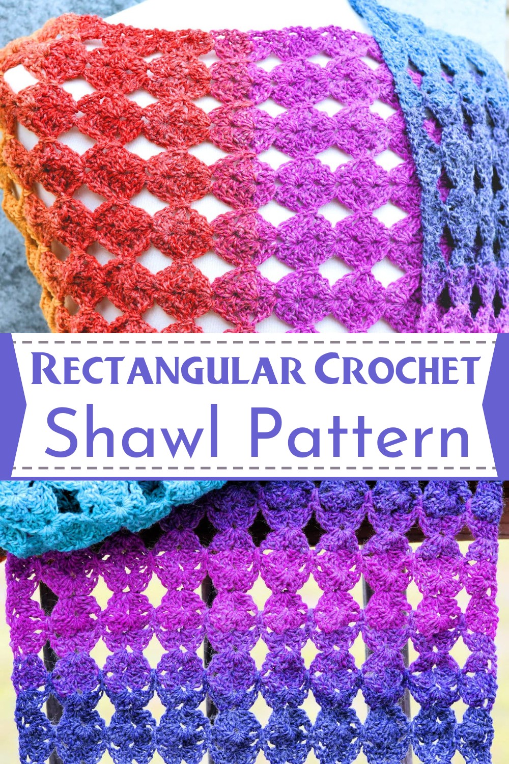 Rectangular Crochet Shawl Pattern