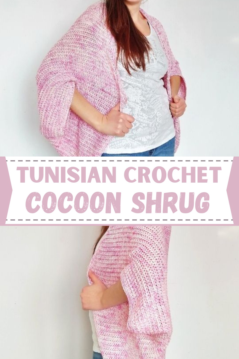 Tunisian Crochet Cocoon Shrug