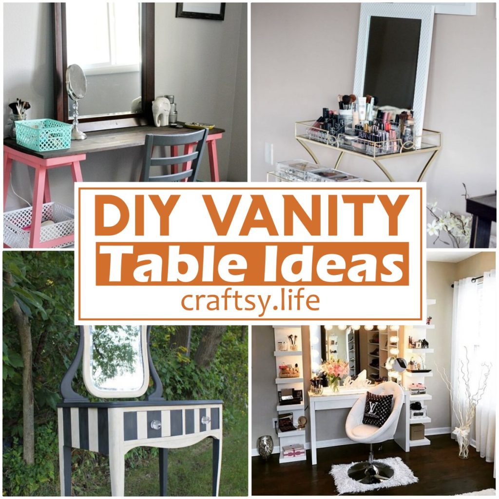 30 DIY Vanity Table Ideas Craftsy