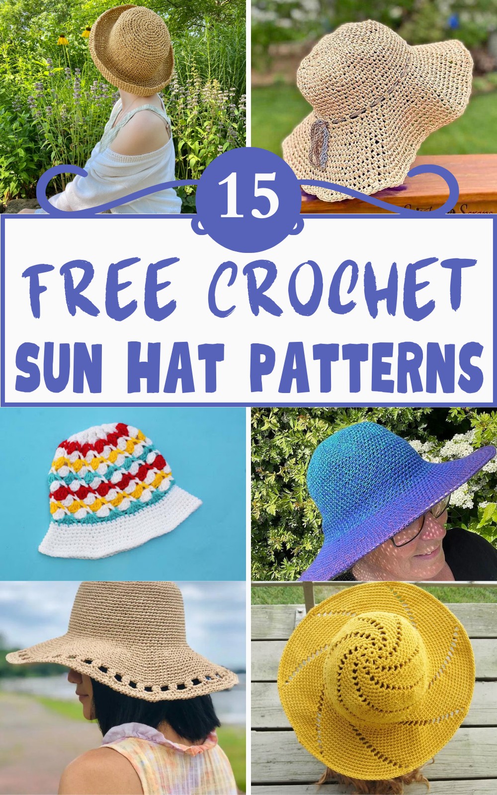 15 Free Crochet Sun Hat Patterns