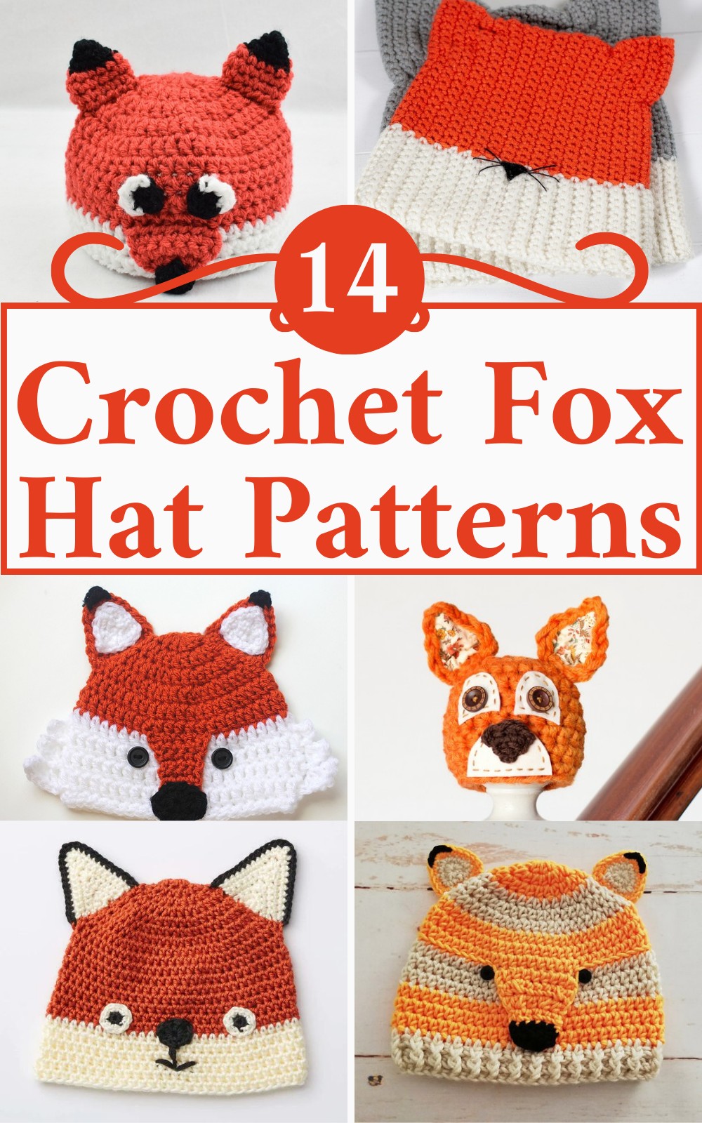 2 Free Crochet Fox Hat Patterns